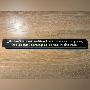 Black and Gold Inspirational Quote Art